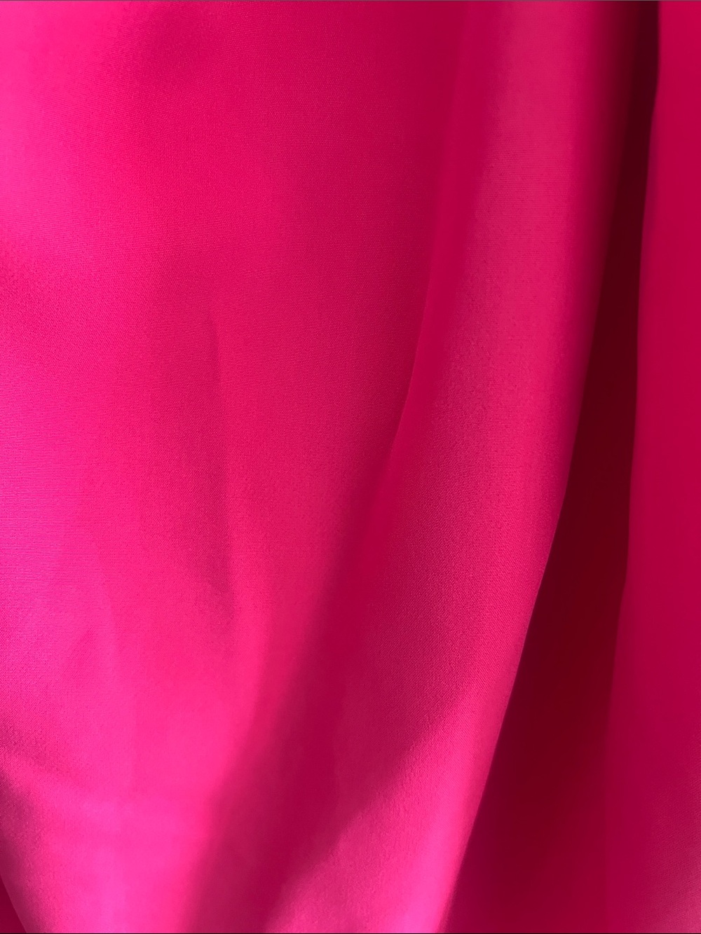 Lavish Alice Hot Pink One-Shoulder Draped Midi Dress with Belt - Picture 2 of 6
